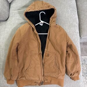 VINTAGE Carhartt Tan Hooded Coat
